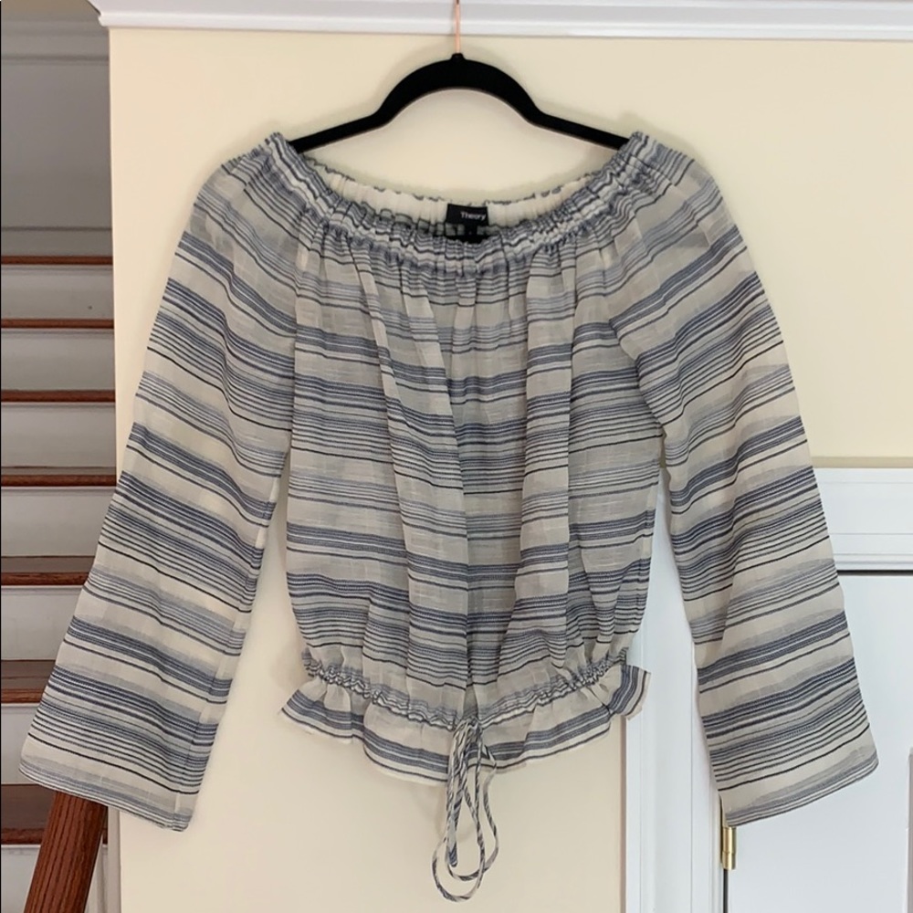 Theory striped top.